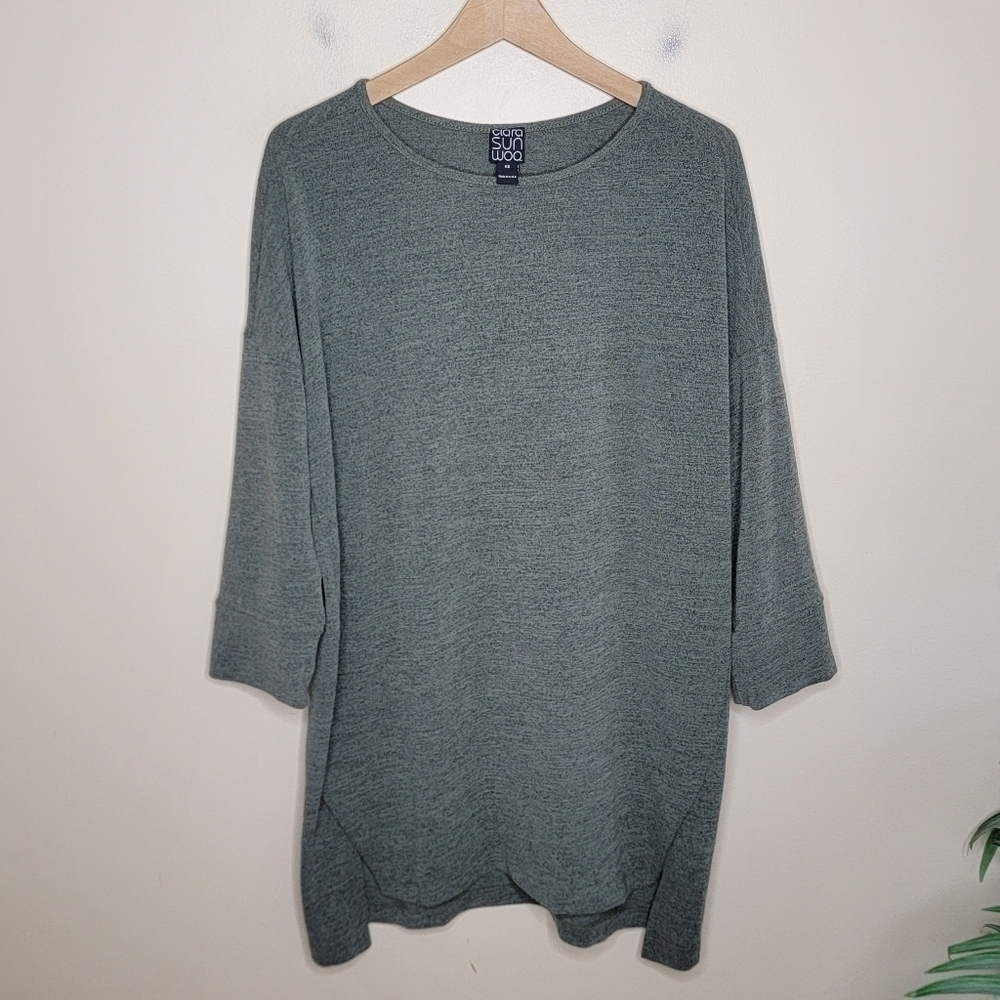 Clara Sun Woo | Drop Shoulder Tunic Top Size XS